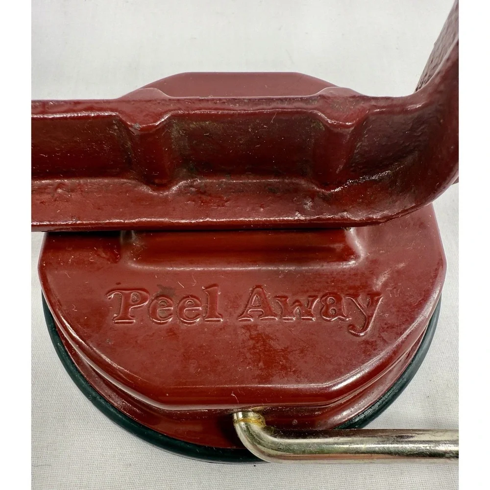 Apple Peeler Back to Basics‎ A505 Cast Iron Suction Base Wood Handle Vintage